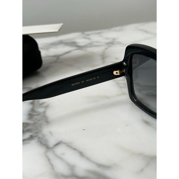 NEW GUCCI GG1337S Black Polarized Square Sunglasses